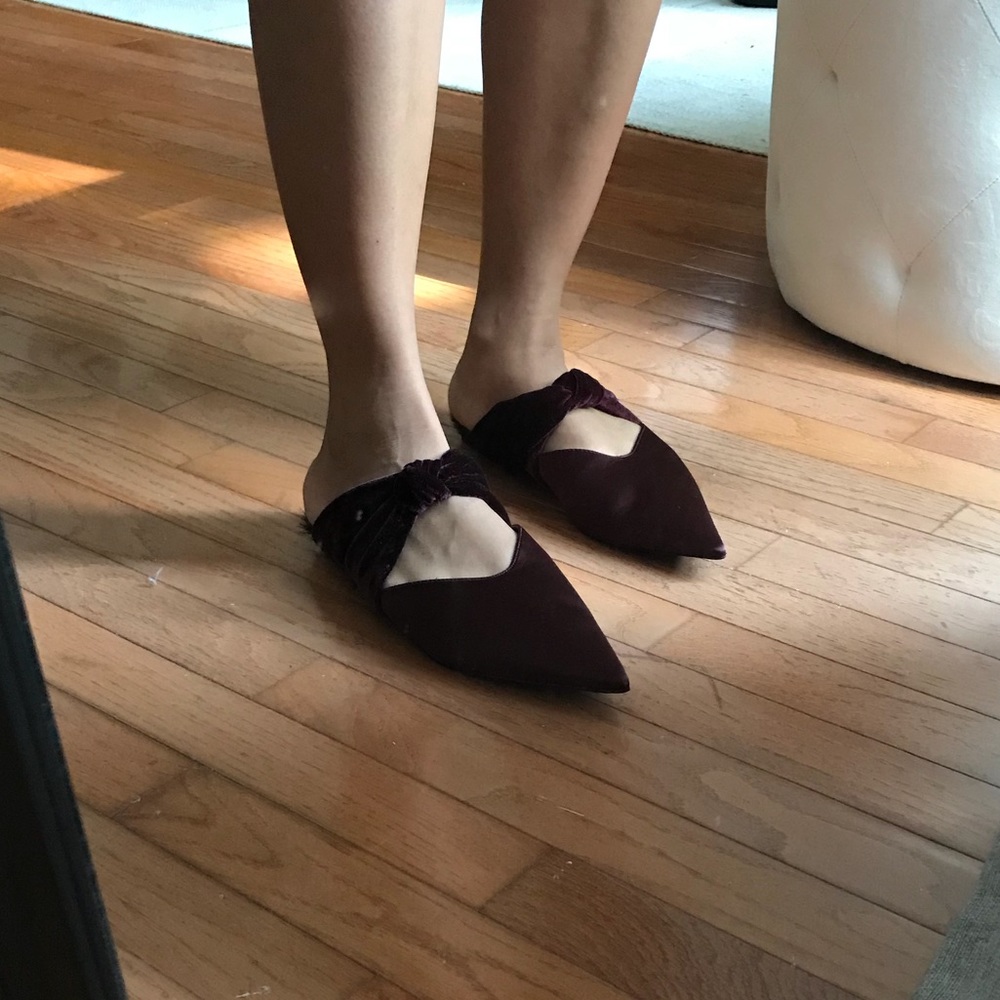 Zara Satin & Velvet Mules - Picture 6 of 8